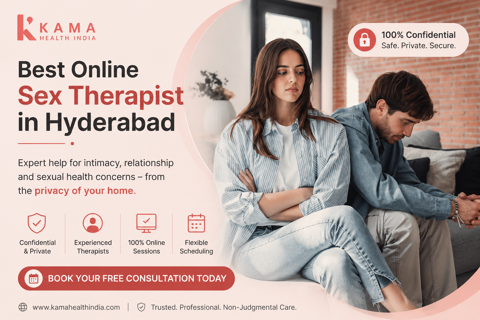 Best Online Sex Therapist in Hyderabad: Expert Help from the Privacy of Your Home